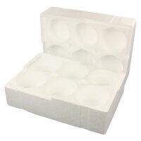 Styropor Versandverp. f. 6 x 500 g Glas