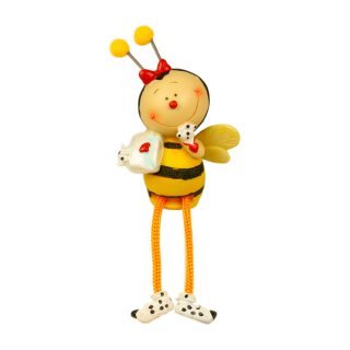 Kantenhocker Biene mit Brief