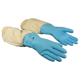 Naturlatexhandschuhe blau 8