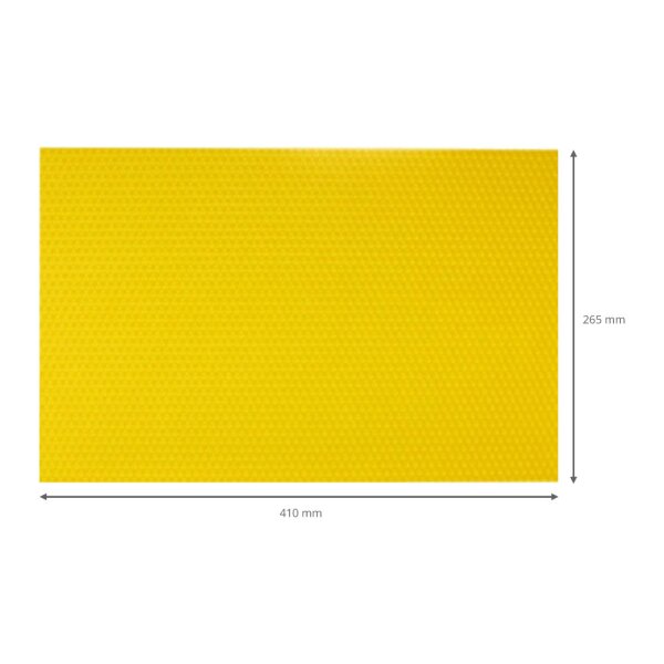 Rückstandsfreie Mittelwände gem. VO (EU) 2018/848 Dadant Blatt 265 mm x 410 mm