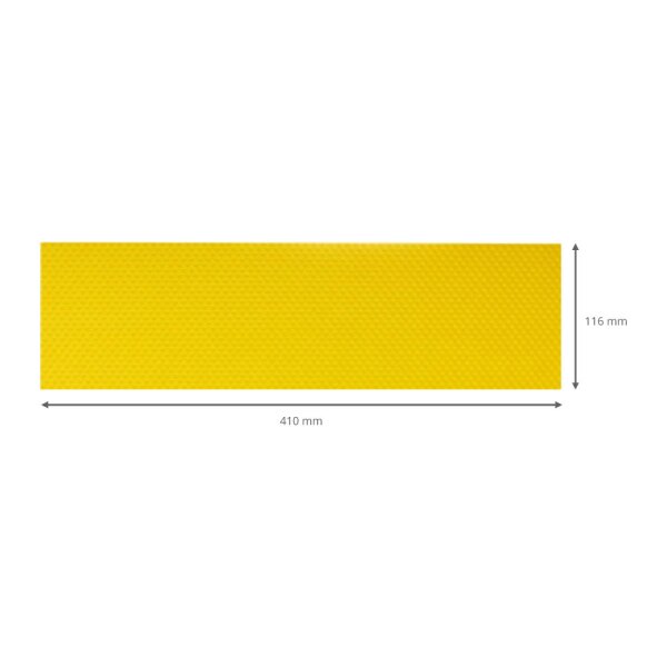 Rückstandsfreie Mittelwände gem. VO (EU) 2018/848 Dadant Blatt Halbzarge 116 mm x 410 mm