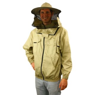 Imkerjacke mit Schleier grau XXL