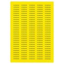 Sortenaufkleber gelb Kastanienhonig