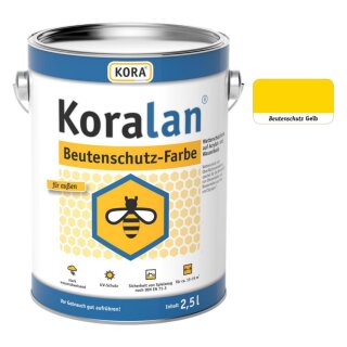 Koralan Beutenschutz-Farbe 2,5 l Gelb
