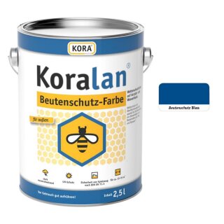 Koralan Beutenschutz-Farbe 2,5 l Blau