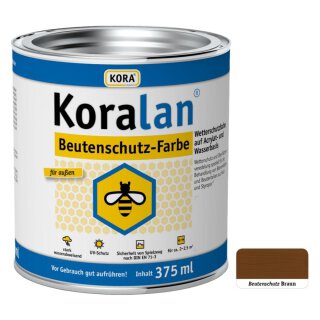 Koralan Beutenschutz-Farbe 375 ml Braun