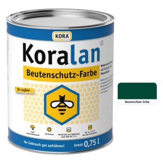 Koralan Beutenschutz-Farbe 750 ml Grün