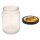 1000g/770ml Euro Glas inkl Deckel schwarzer Rand