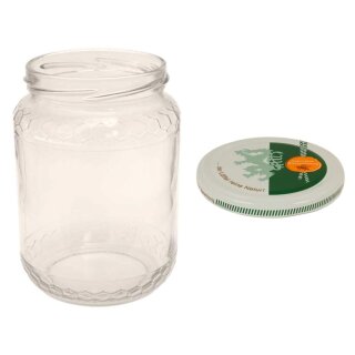 Palette 1000g/770ml Euro Glas inkl Deckel Steirisch