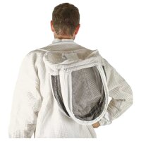 Imkeroverall aus Netzgewebe mit Haube XXL