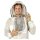 Imkeroverall aus Netzgewebe mit Haube XXL