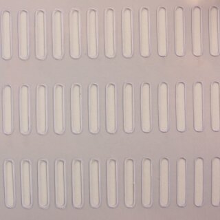 Absperrgitter Kunststoff transparent 425 x 495 mm