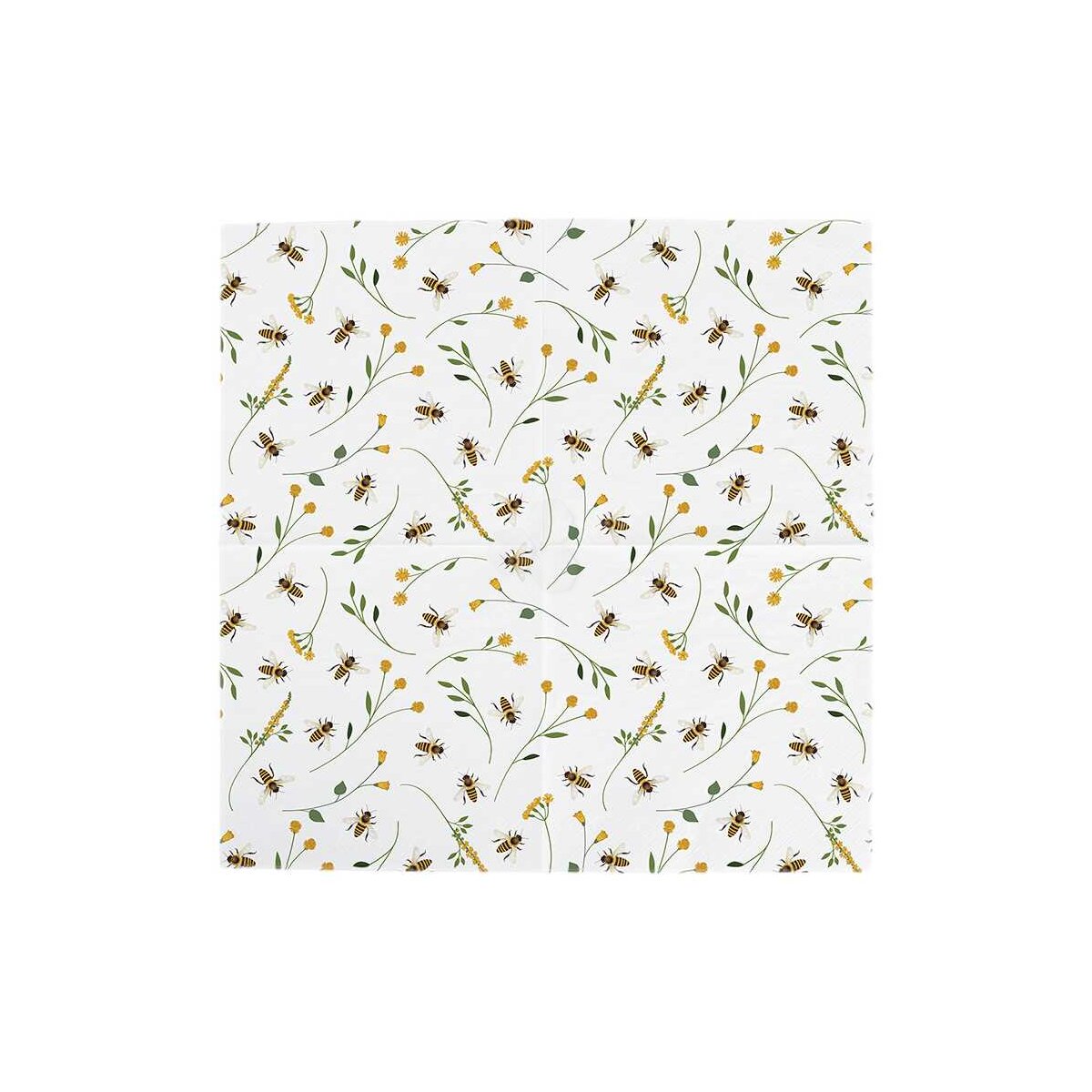Servietten Bienenmuster