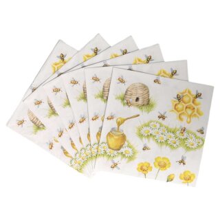 Servietten Bienenwelt