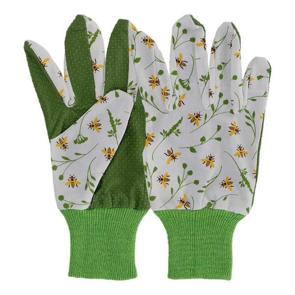 Gartenhandschuhe mit Bienenmuster