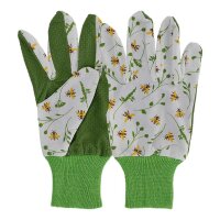Gartenhandschuhe mit Bienenmuster