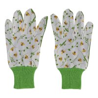 Gartenhandschuhe mit Bienenmuster