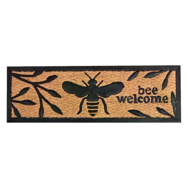 Fußmatte mit Bienenmuster